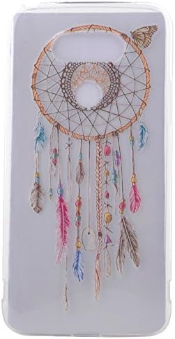 G5 Case,LG G5 Soft Tpu Case, "HTD CASE"[Slim Fit] [Scratch Resistant] Hybrid TPU Bumper Hard Back Clear Case With A "Anti-dust Stopper" for LG G5 (Dreamcatcher)
