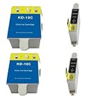 *TITOPATEN* 4x Kodak Nr. 10 SET passend für Kodak Hero 7.1. Kompatible premium XL Druckerpatronen in 2x Farbe und 2x Schwarz. Sehr gute Laufleistung und Preiswert!