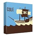 Pirate Ship Canvas Kids Wall Décor