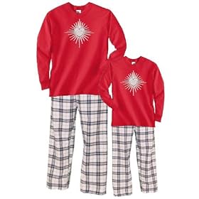 Family Matching Heart Light Valentine Pajamas