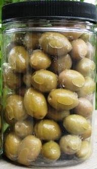 Moroccan Green Olives Bulk 1.25 Pounds by Zamouri Spices, an Elbertai Company LLC