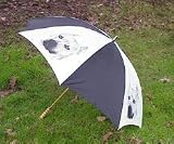 American Staffordshire Terrier Umbrella by Porcelain by Rosalinde (60' Arc)