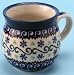 Polish Pottery 12 oz. Ladies Bubble Mug
