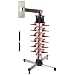 Plate-Mate WM24-340 Stainless Steel 24 Plates Space Saver Wall Mount Catering Rack, 4 Sided Column, 160 lbs Capacity, 29" Height