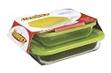Marinex 4-Piece Square Bake Dish Set with Plastic Covers
