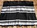Cowboy Spaghetti Western Mexican Poncho costume BLACK