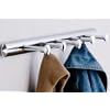 Chrome Silver Modern 5 Peg Coat Hook