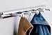 Chrome Silver Modern 5 Peg Coat Hook