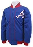 Atlanta Braves Mitchell & Ness Sportsman's Track Jacket