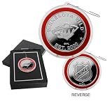 Minnesota Wild Silver Coin Ornament