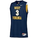 Nike West Virginia Mountaineers #3 Navy Blue Twilled Basketball Jersey