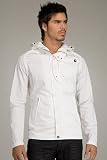 Apparel : G-Star Ross White Hooded Overshirt