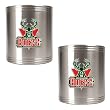 Milwaukee Bucks NBA 2pc Stainless Steel Can Holder Set - Primary Logo by Great American Products