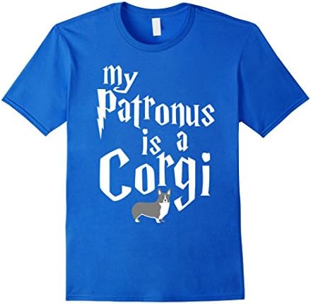 Men's Corgi: My Patronus Is A Corgi T Shirt XL Royal Blue