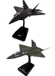 InAir E-Z Build 2pc Set - F-22 Raptor and YF-23 Black Widow