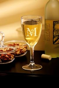 17oz Acrylic Monogram Goblet M