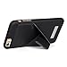 Akiko Origami Series Leather Scratch Proof Foldable 2-Way Stand Hard Stand Case for iPhone 6 Plus - Navy Blue