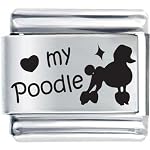 italian poodle charm