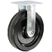 Albion 16 Series 8" Diameter Phenolic Wheel Medium Heavy Duty Zinc Plate Rigid Caster, Roller Bearing, 4-1/2" Length X 4" Width Plate, 1250 lbs Capacity (Pack of 2)
