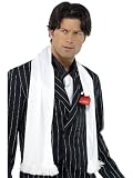 MENS 1920s WHITE GANGTER SCARF FOR FANCY DRESS