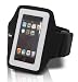 Vivanco MP SU BLG Neopren Universal Sportarmband (einstellbar bis 44,5 cm, Klettverschluss) für MP3-Player, Apple iPod touch, Classic und iPhone grau