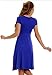 TINYHI Women Maternity Jersey Flare Baby Shower Dress Short Sleeves