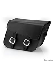 Automotive Parts and Accessories: Nomad USA Leather Slanted Large Motorcycle Saddlebags w/ Quick Release Buckles - Nomad USA