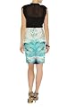 Mirror Print Pencil Skirt