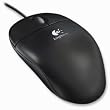 Logitech 3-Button USB Optical Wheel Mouse - Black (SBF-96)