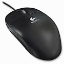 Logitech 3-Button USB Optical Wheel Mouse - Black (SBF-96)