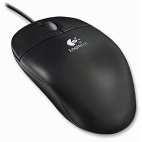 Logitech 3-Button USB Optical Wheel Mouse – Black (SBF-96)