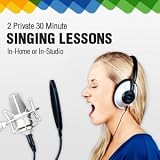 2 Private 30 Minute Singing Lessons with a Local,...