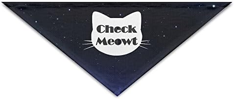 Funny Pet Cat Dog Head Scarf White