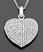 Sterling Silver Diamond Heart Locket (2 ct. t.w.)