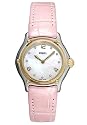 Ebel 1911 Mini Two-tone Watch with Pink Strap # 1090211-19835130