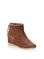 Lynn77 Botines cuña Nikita Leo (Marrón)