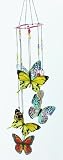 Outdoor Living : Butterfly Handptd Metal Chime - Wind Chime