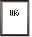 8.5x11 / 8.5`` x 11`` Frame for Picture Photo or Diploma, Solid Wood, Mahogany & Gold, style #607