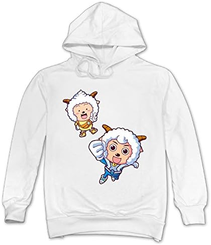 ReBorn Men's Autumn Pleasant Sheep Outwear Jacket XL White