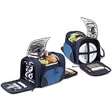 Picnic At Ascot 374ADB Adventurer Picnic Duffle for 2 - Navy