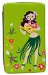 Hawaii Dance Girl Hula & Palm Tree Tropical island Frame Wallet