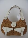 41xaI--7U1L._SL160_ - AUTHENTIC SAVOY Wicker and Leather Handbag Hobo Leather Available in: White, Pink, Tan & Blue - leather-clutch-purse