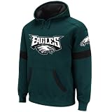 Reebok Philadelphia Eagles Youth (8-20) Quarterback Jersey Hooded Sweatshirt Small