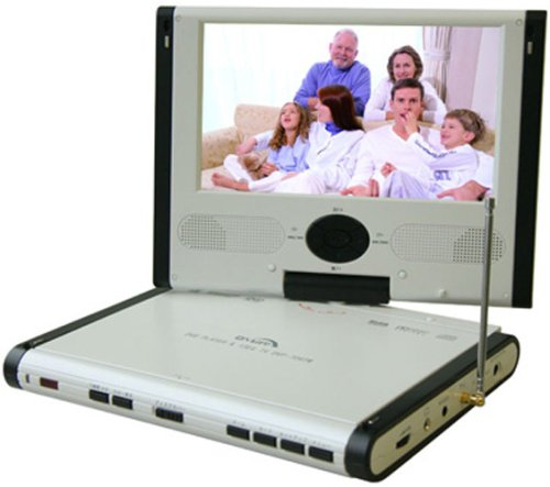 オンライン生活 7型液晶180°回転&折たたみ式 CPRM再生機能 ワンセグ対応ポータブルDVDプレーヤー DVP-709TW