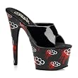 7 Inch High Platform Sexy Shoes Blood Brass Knuckle Platform Shoes
