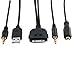 TOOGOO(R) CD-IU201V USB Interface Cable Adapter for PIONEER iPhone AVH-P8400BH AVH-P4400BH