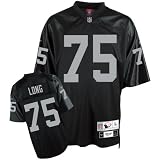 Howie Long 1988 Los Angeles Raiders #75 Gridiron Classics Premier Throwback Reebok NFL Football Jers