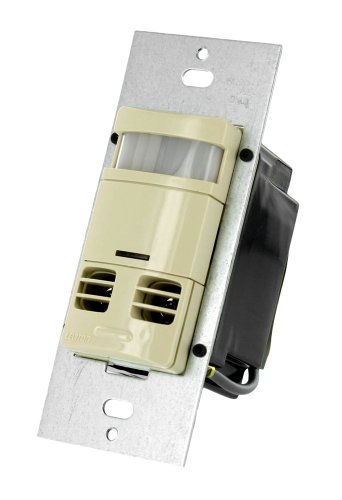 Leviton OSSMT-M3I Neutral, 347V, CEC Title 24 Compliant, Ambient Light Override, Self Adjusting, Multi-Tech Wall Occupancy Sensor, Ivory Leviton OSSMT-M3I Neutral, 347V, CEC Title 24 Compliant, Ambient Light Override, Self Adjusting, Multi-Tech Wall Occupancy Sensor, Ivory