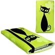 Handytasche f�r Apple iPhone 5 - Schwarze Katze