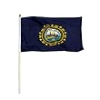 New Hampshire Flag 12 x 18 inch
